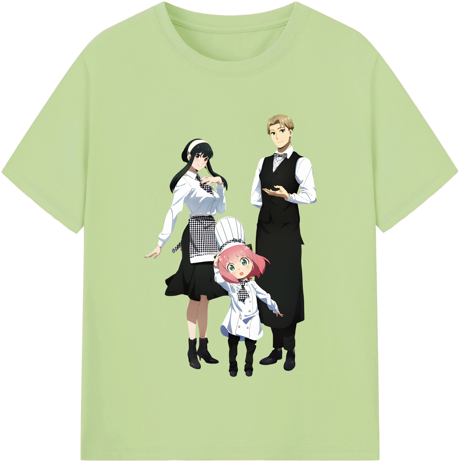 （画像用） SPY×FAMILY间谍家家酒 綿100％半袖Tシャツ（フロントプリント）